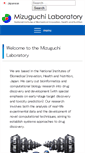 Mobile Screenshot of mizuguchilab.org